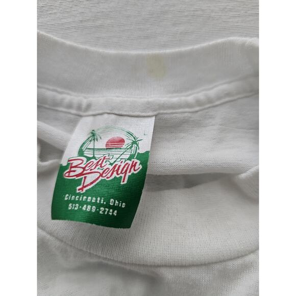 Lazzie Bear Tee Shirt Vintage Size M Lazarus Dept Store Christmas Single Stitch - Picture 13 of 15